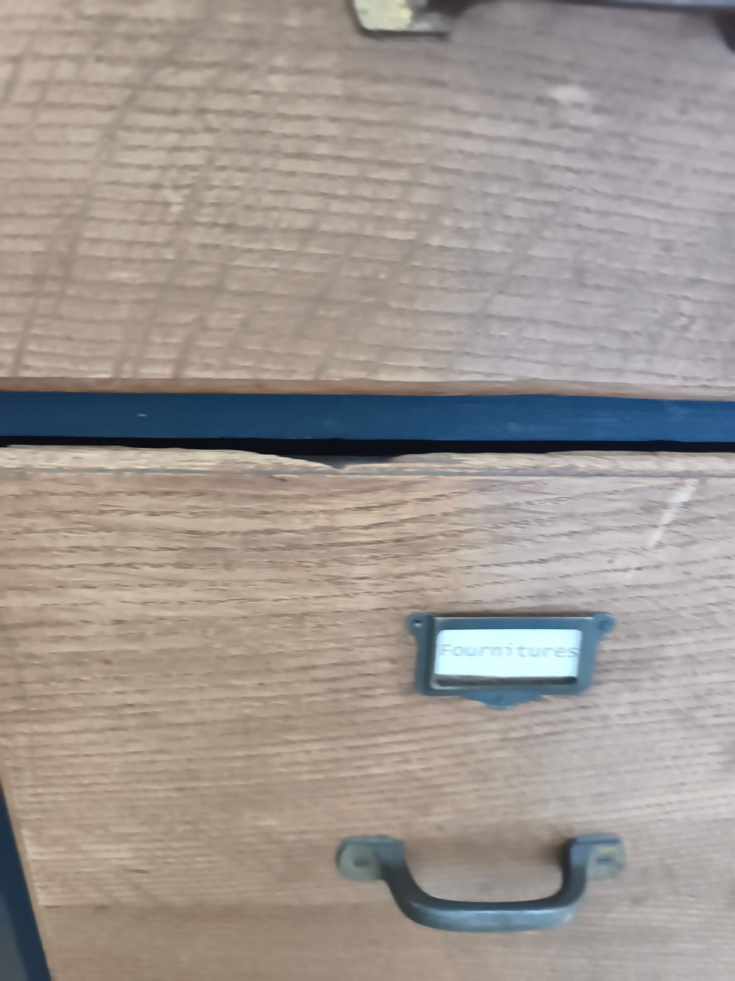 Old filing cabinet in chebev.