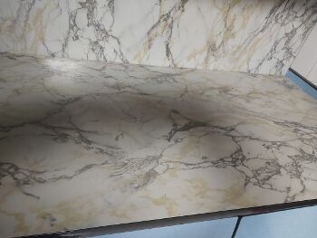 Kitchen buffet - 1960s - Blue Formica