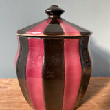 Covered pot in glazed ceramic Gustave De Bruyn
