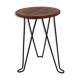Tabouret en bois et métal, Tchécoslovaquie 1950