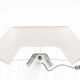 Lampe italienne de Romeo Rega noire et laiton 1970