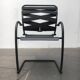 Set of vintage Italian postmodern cantilever armchairs Canasta by Heron Parigi for Heron Parigi Design.