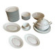 Large table service in porcelain from Bavaria Winterling Marktleuthen 44 pieces