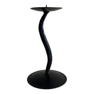 Black Metal Candlestick Holder