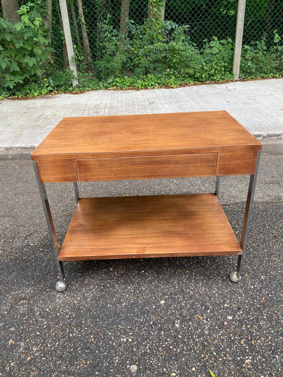 Desserte roulante vintage Florence Knoll