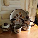 Stoneware coffee service