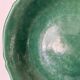 Salad bowl, fruit bowl in green ceramic