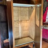 Biedermeier Armoire with Intricate Carvings and Urn Shape