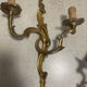 Set of 2 Louis XV bronze wall lights