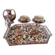 Gien tableware set, peony collection