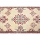1970s Turkish Oushak Handmade Wool Cotton Beige Area Rug 103x206