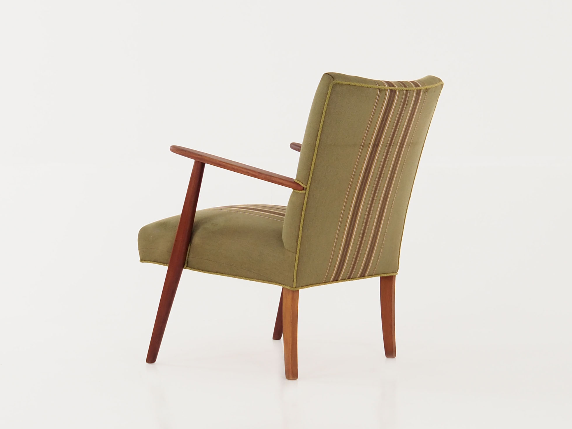 Armchair, teak construction, Scandinavian design of the 70s