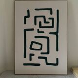 Tableau abstrait sur toile
