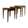 Set 3 wooden nesting tables