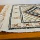Vintage kilim wool rug - 45cm x 38cm
