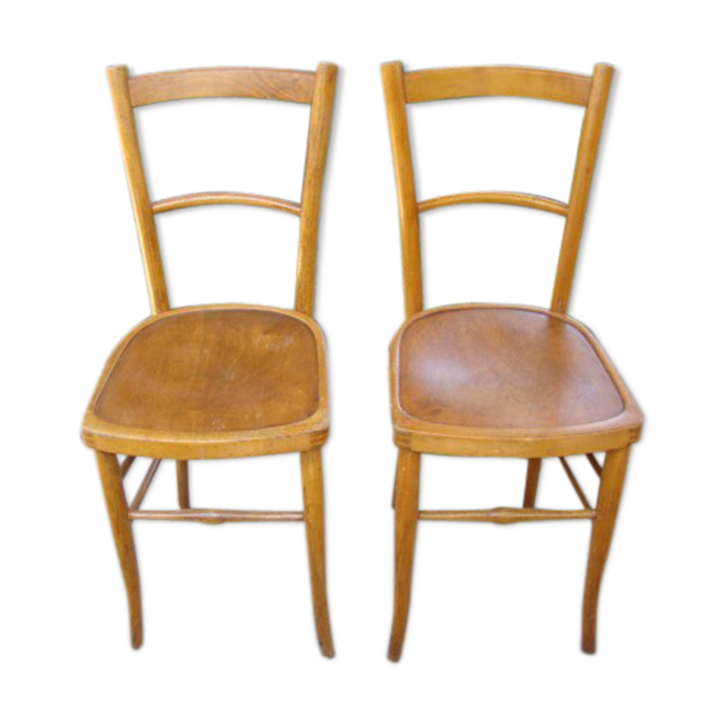 Pair of old bistro chairs