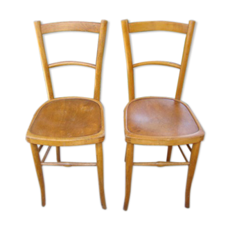 Pair of old bistro chairs