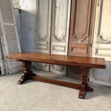Solid oak kitchen dining room table