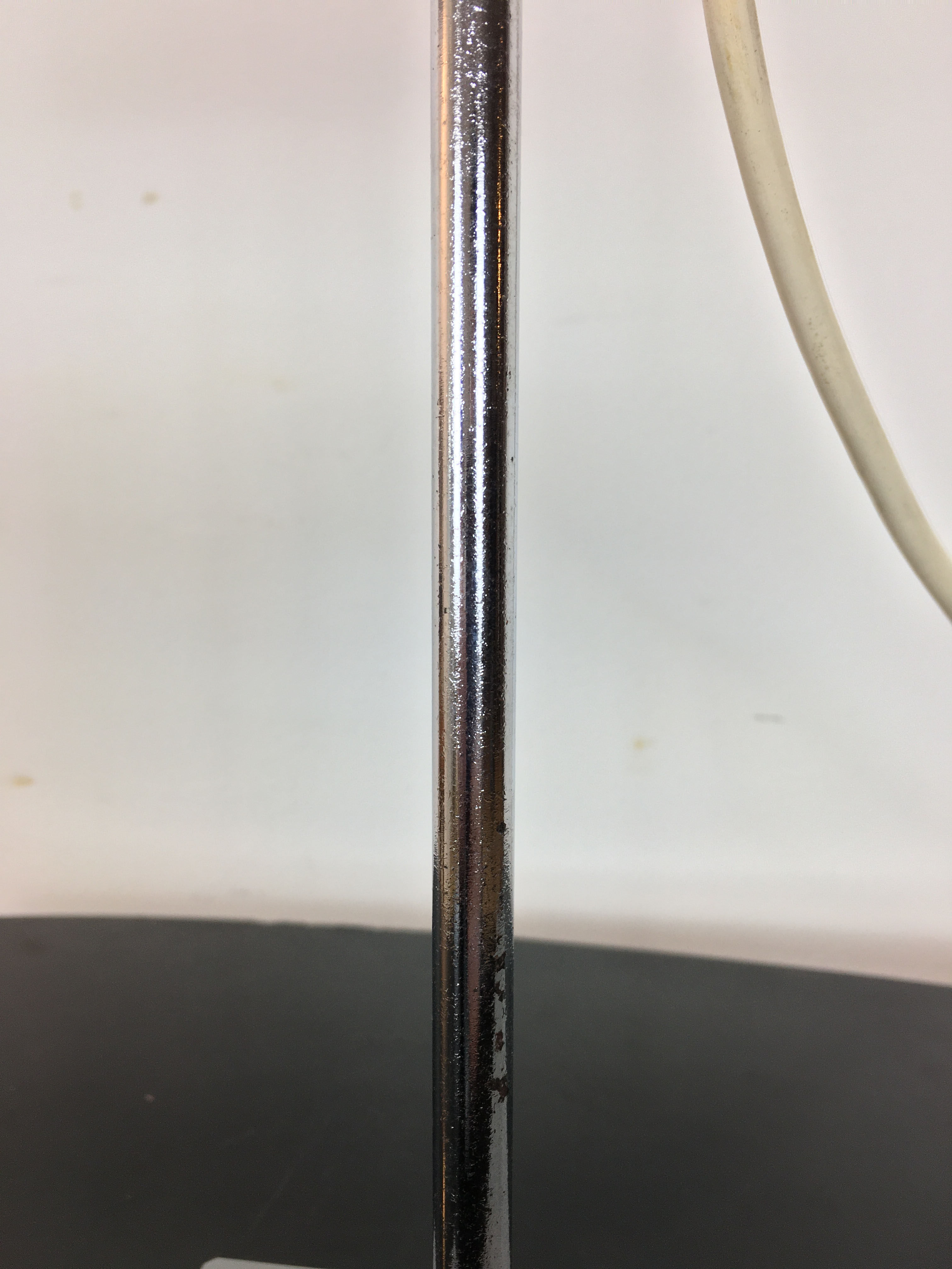 Fold and chrome sheet office lamp, 50s
