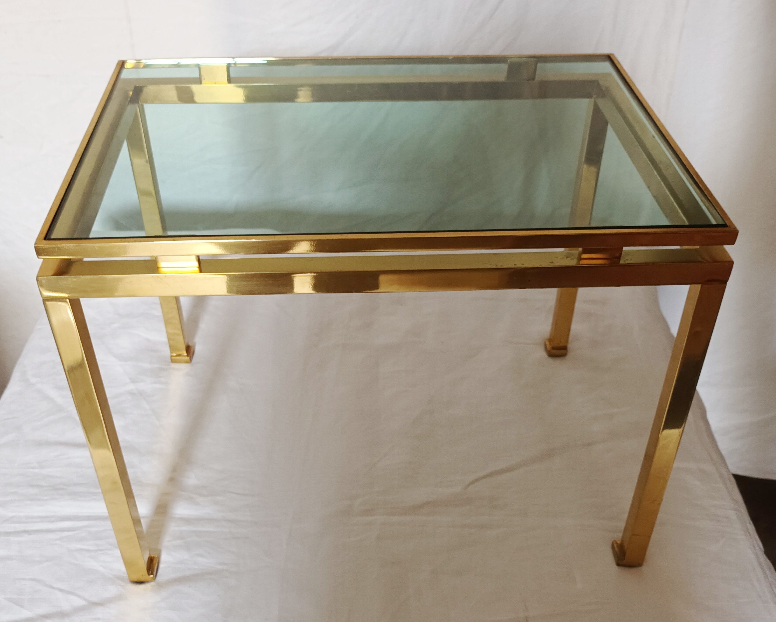 2 nesting tables by Guy Lefèvre for the Maison Jansen of the 70s