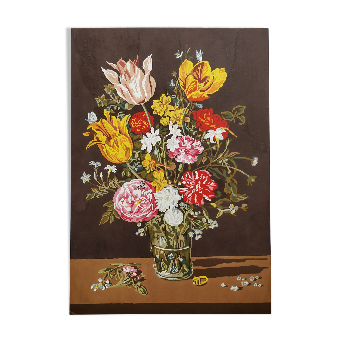 Peinture bouquet de fleurs