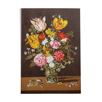 Painting bouquet of flowers