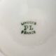 6 Limoges porcelain coffee cups, hand decorated, 1930s
