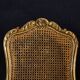 Set of 4 Louis XV style gilded chairs – Musician chair style