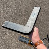 Vintage lampe Samp manade 1970 orange boomerang