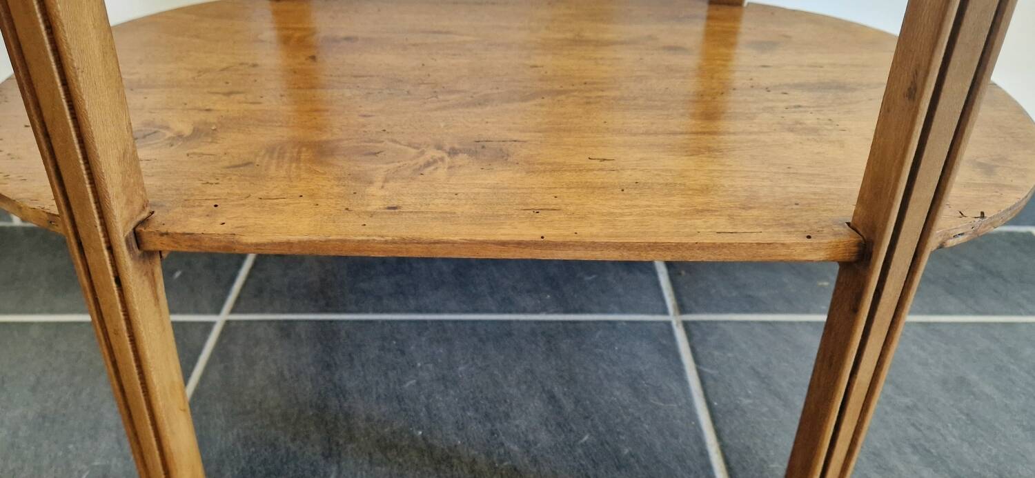 Vintage side table solid wood - 1940s/1950s