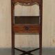 Georgian hardwood washstand with J & MP Bell ceramic bowl.