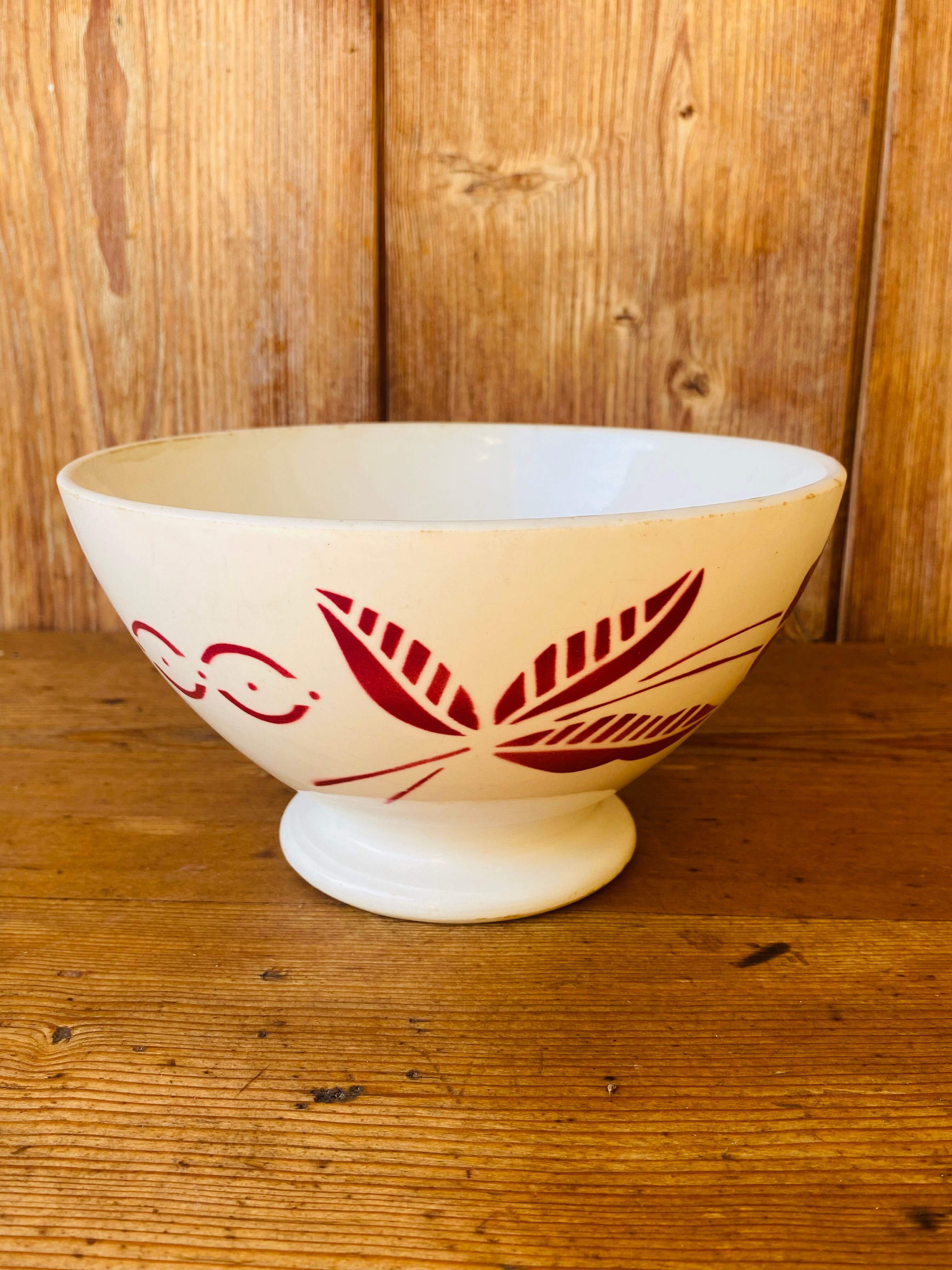 Duo of old bowls Digouin France