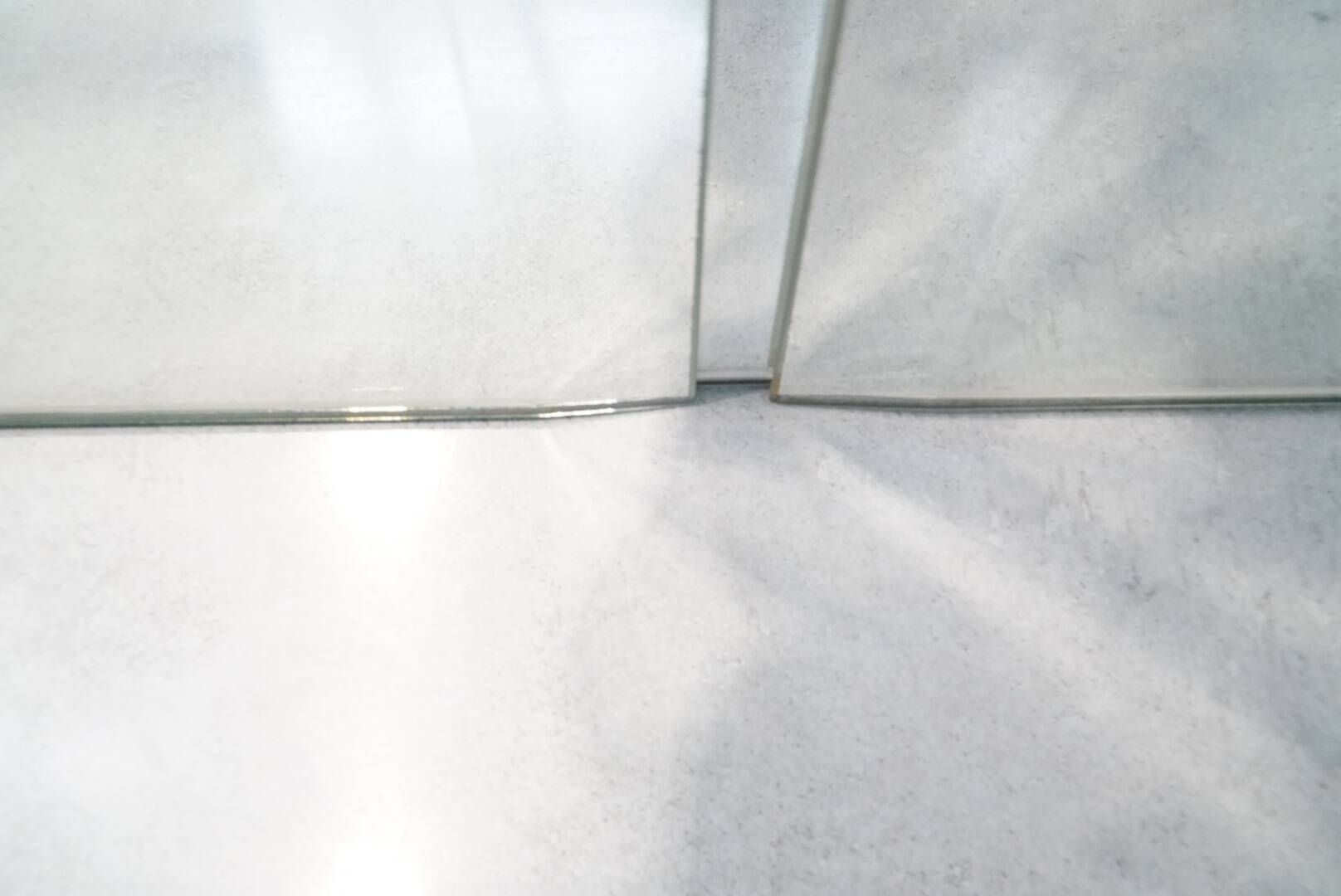 Michel Martens, Minimalist Glass Art Mirror 'Squares'
