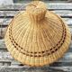 Wicker and rattan pendant light