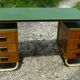 Bauhaus tubular desk with 6 drawers vintage 1950