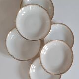 Set of 6 porcelain plates