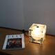 1960s Cubosfera table lamp by Alessandro Mendini for Fidenza Vetraria