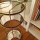 Brass serving table