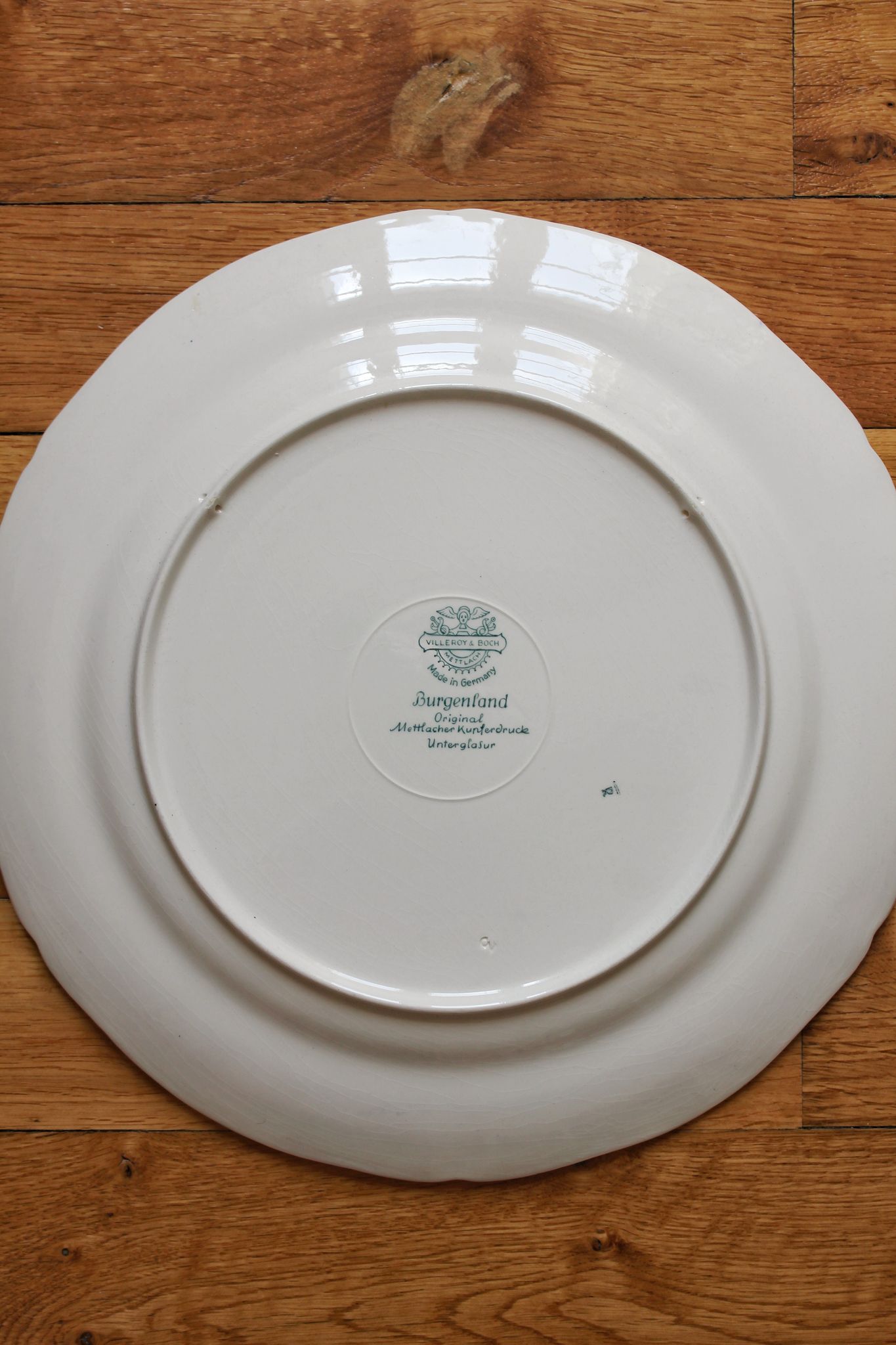 Vintage Villeroy and Boch "Burgenland" earthenware round dish