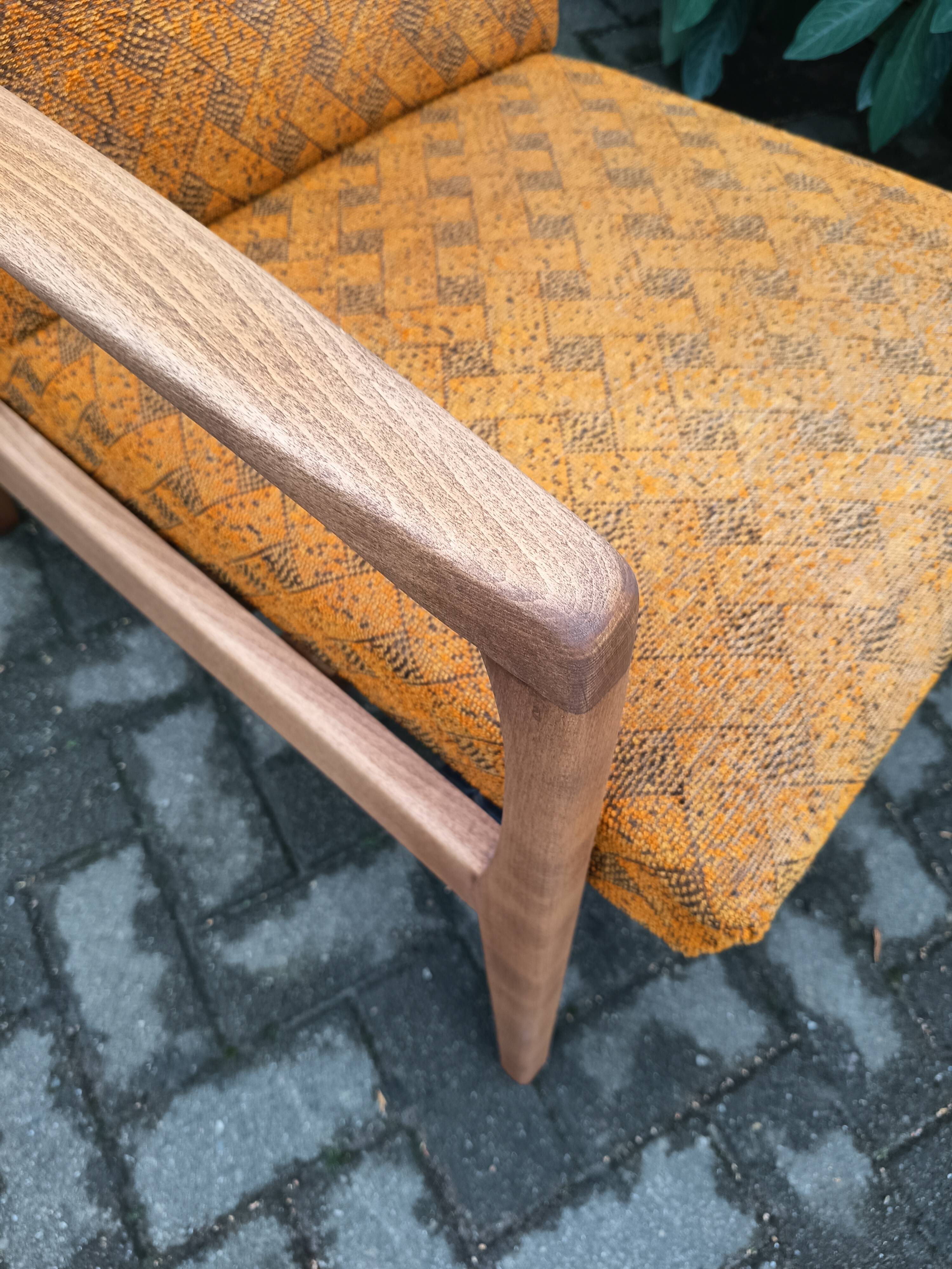 Fauteuil haut scandinave, 1960