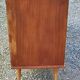Enfilade of the 50s in oak and mahogany feet compass
