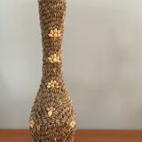 vase 60s, shells glued