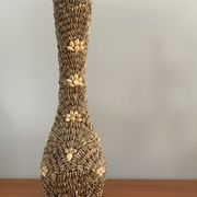 Vase années 60 coquillages collés