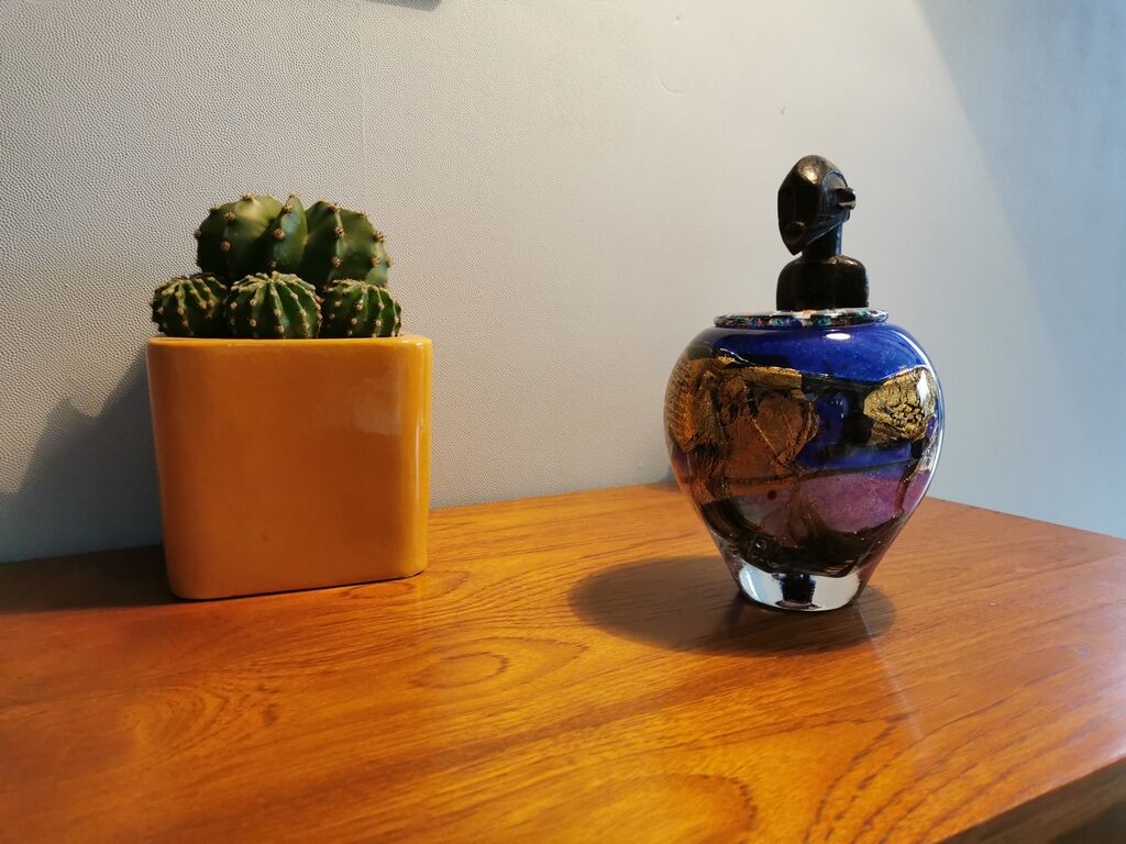 Blown glass vase by Jean Claude NOVARO