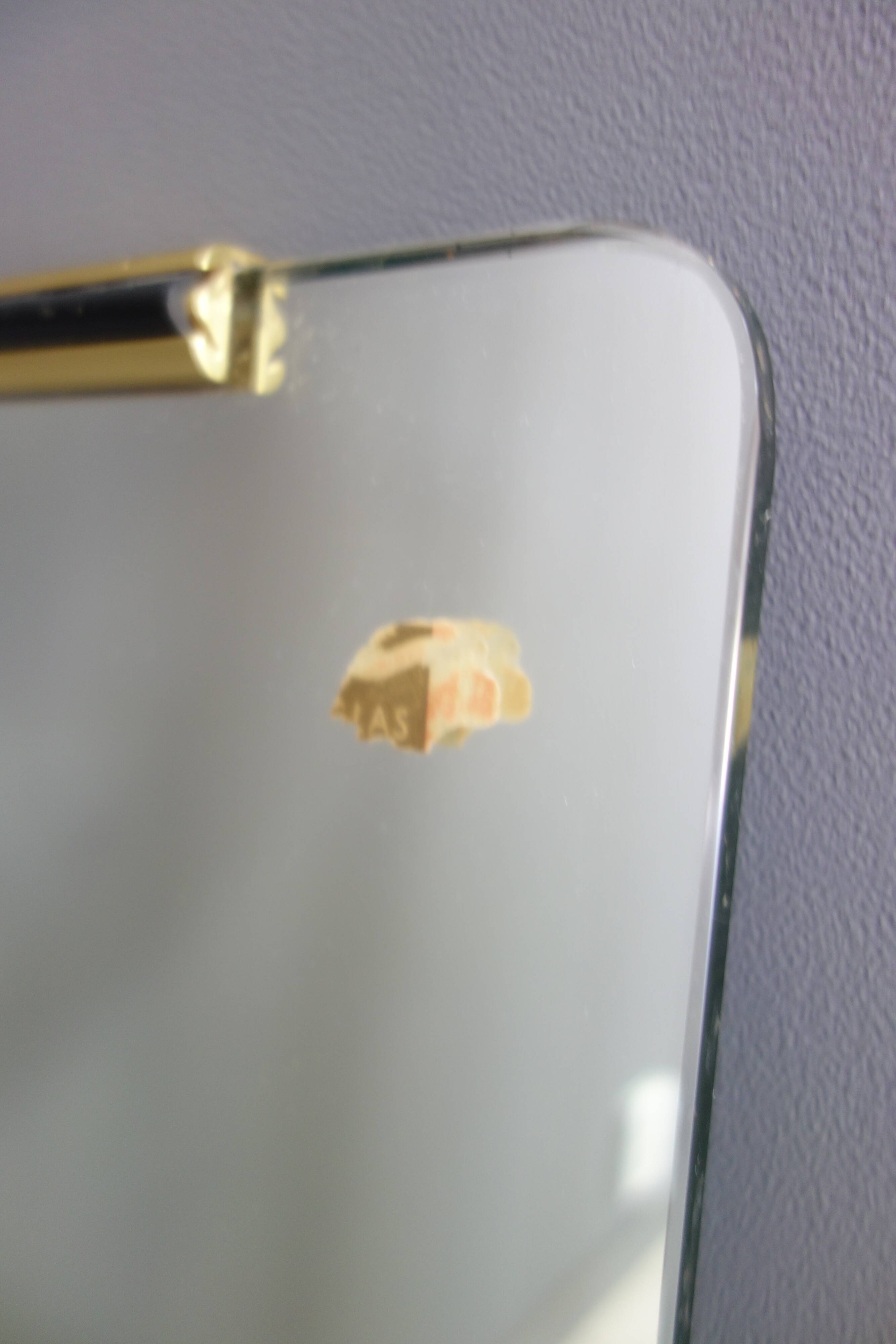 Miroir des années 1950 - 70x35cm