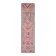 1970s Turkish Oushak Handmade Wool Cotton Pink Runner Rug 83x331