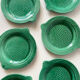 Lot 6 flat plates fish