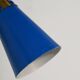 Adjustable brass and lacquered metal wall lamp, Scandinavia, 1960s