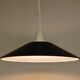 Rare black Combi Lamperne series pendant lamp by Per Iversen for Louis Poulsen