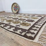 Handcrafted Moroccan Berber Rug 134 X 90 CM